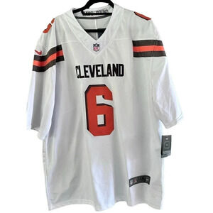NWT Dawg Pound NFL Cleveland White Baker Mayfield Jersey Size 3XL